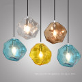 Fancy Round Glass Pendant Light Creative Modern Indoor Drop Lighting